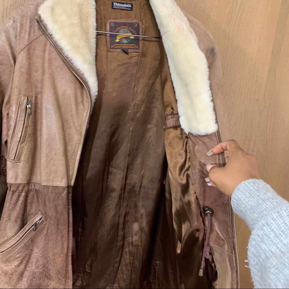Wilson Adventure Bound Distressed Leather Jacket - Picture 10 of 11